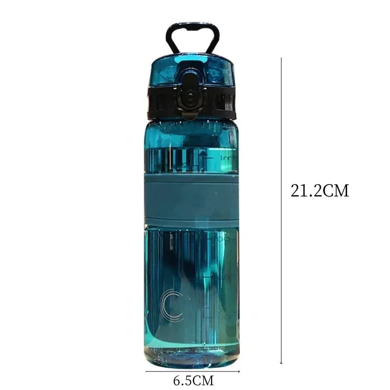 500ML Portable Sport Water Cup Couples Student Plastic Mug Large Capacity Outdoor Travel Sport Water Bottle Water Container SPINGHAR