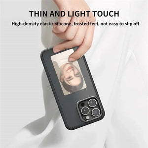 New 16 Smart AI E-Ink Screen NFC Phone Case For 16 Pro Max ShockProof Couple Family Photo DIY Pattern Screen projection Cover SPINGHAR