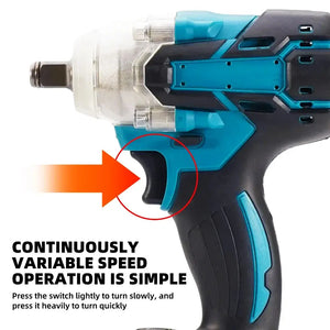 520N.m Cordless Impact Wrench for Makita 18V - SPINGHAR