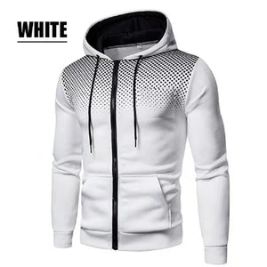 Autumn and Winter Casual Jacket for Men All Elite Wrestling Zipper Hoodie with Pocket Printing Sweater Sportwear SPINGHAR