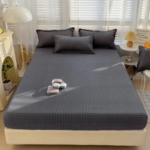 Fitted Sheet for King & Queen Size Mattresses - High Quality, Elastic Band, Pillowcases Available SPINGHAR