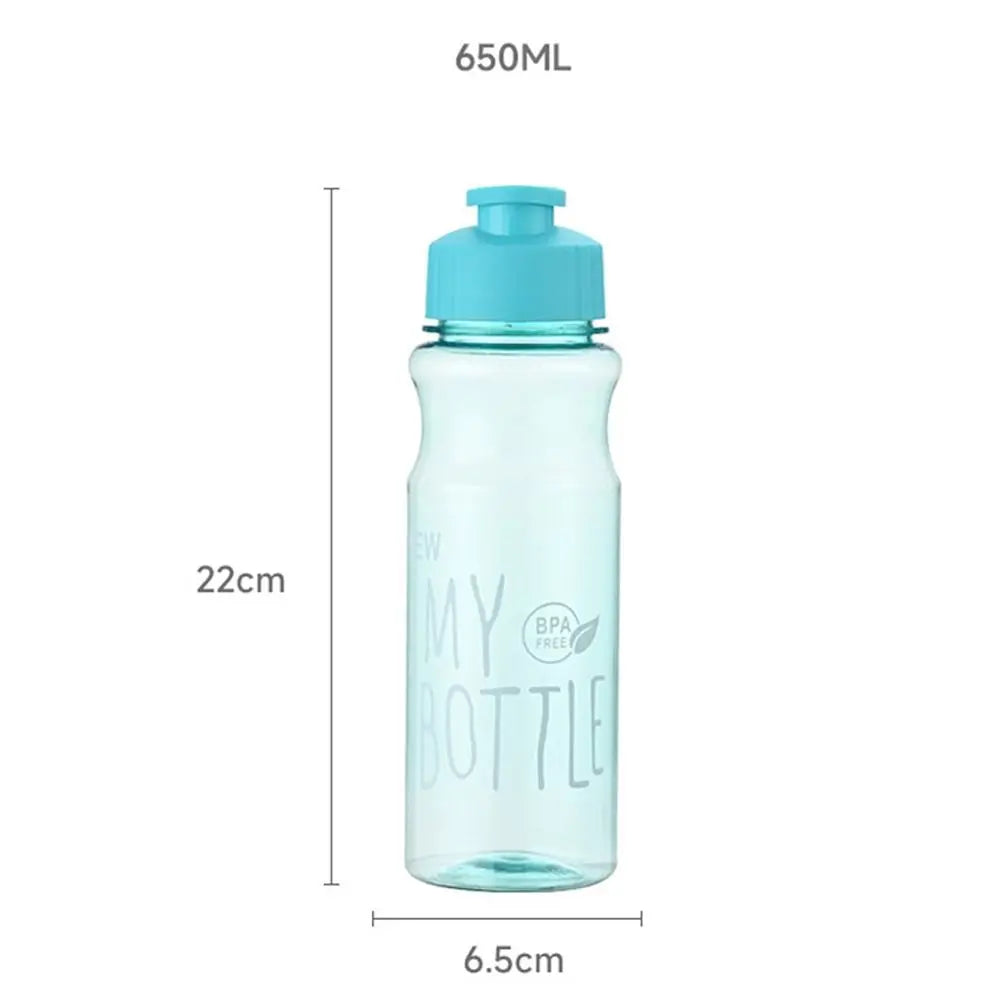 550ML Travel Sport Multi-color Water Bottle Plastic Water Cup Large Capacity SPINGHAR