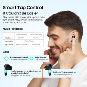 Blackview AirBuds 8 Bluetooth 5.3 Headset TWS Wireless Earphones Touch Control Headphone With Microphone Heasets - SPINGHAR