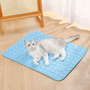 Pet Dog Cooling Bed Mat Iced Rug Summer Extra Large Durable Pad for Small Big Dogs and Cats Puppy Blanket Washable Accessories SPINGHAR