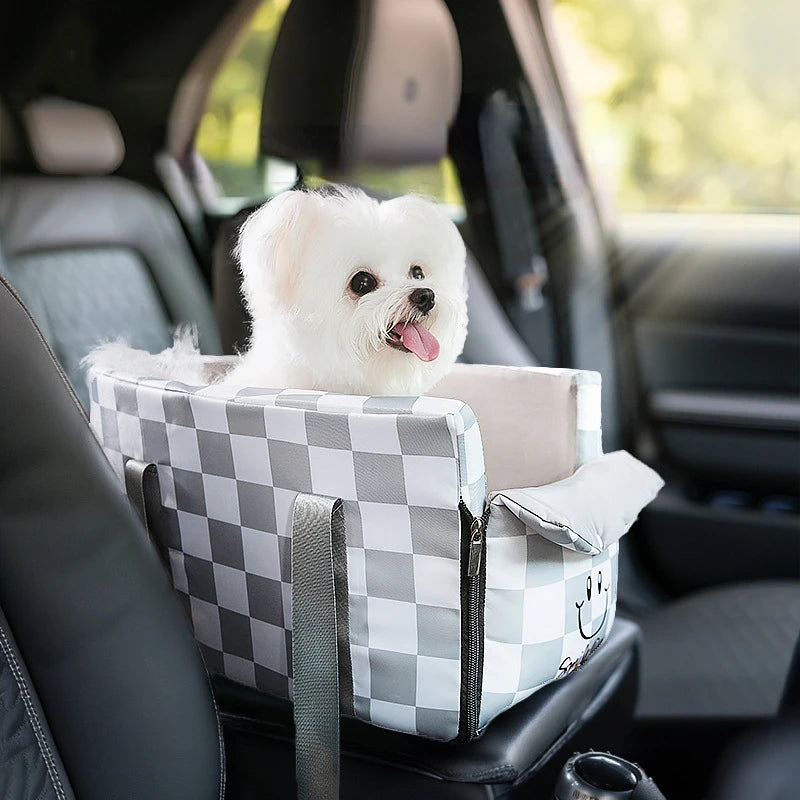 New Car Central Dog Car Seat Bed Travel Dog Car Seat Portable Dogs Carrier for Small Dogs Cats Safety Travel Bag Accessories SPINGHAR