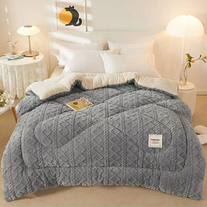 Thickened Winter Warm Cashmere Blanket SPINGHAR