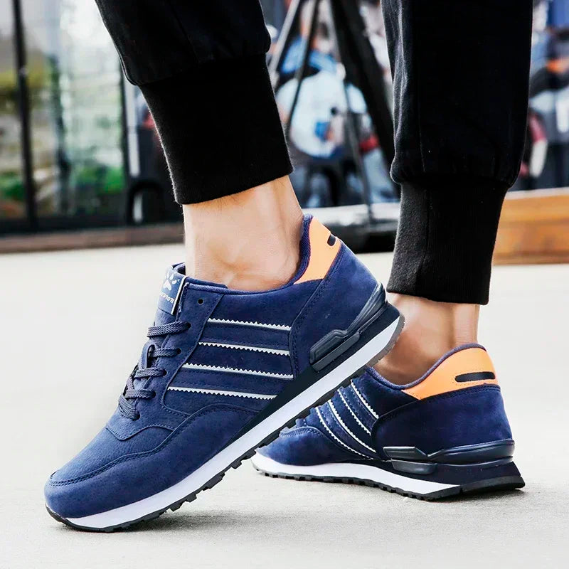 Breathable Sneakers Men Sport Running Shoes Women Light Athletic Shoes Leather Men Casual Flats Trail Walking Shoe Plus Size 45 SPINGHAR