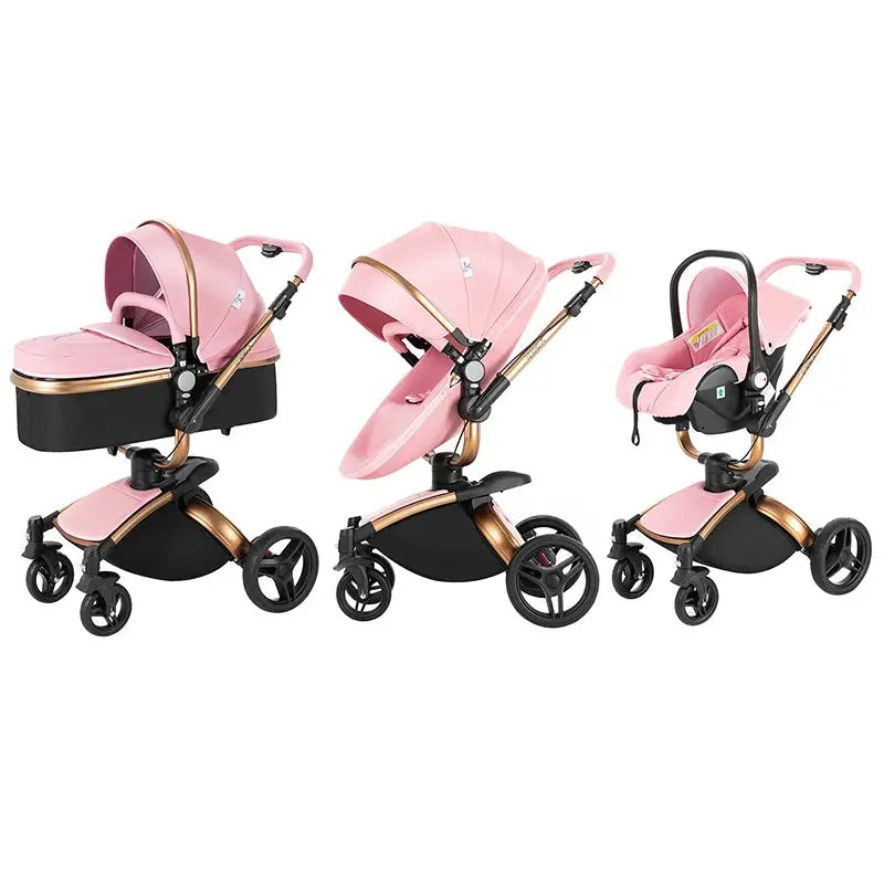 lightweight strollers Baby Stroller 3 in 1 Strollers Baby Trolley Tricycle Baby Walker  Stroller Car for Newborn Baby Baby pram - SPINGHAR