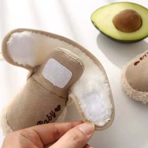 Warm Infant Toddler Crib Snow Boots Soft Comfortable Infant Girls Boys Anti-Slip Socks Slipper Newborn Baby Shoes - SPINGHAR