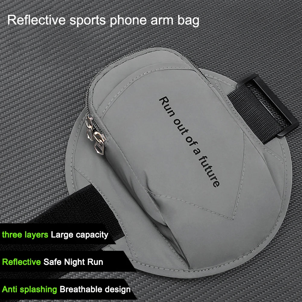 Armband Outdoor Waterproof Fitness Running Sports Wrist Bag Arm Phone Holder with Headphone Jack Mobile Bag SPINGHAR