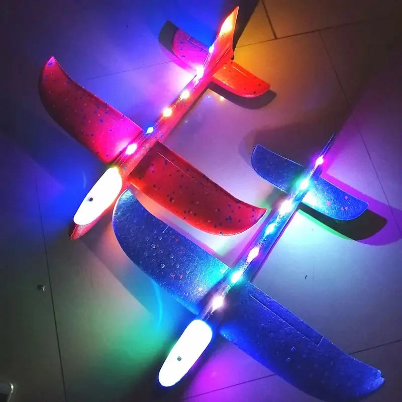 50CM Big Foam Plane Glider Hand Throw Airplane Light Inertial EPP Bubble Planes Outdoor Launch Kids Toys for Children Boys Gift - SPINGHAR