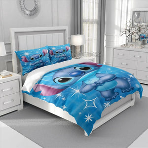 Lilo Stitch Bedding Set - Kids Duvet Cover & Pillowcases for Twin, Full, Queen, King Size SPINGHAR