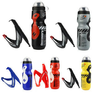 650ml Bicycle Waterbottle Mountain Road Bike Water Bottle With Holder Cage Outdoor Cycling Kettle Bike Accessory SPINGHAR