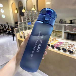 780ml Plastic Water Bottle for Drinking Portable Sport Tea Coffee Cup Kitchen Tools Kids Water Bottle for School Transparent SPINGHAR