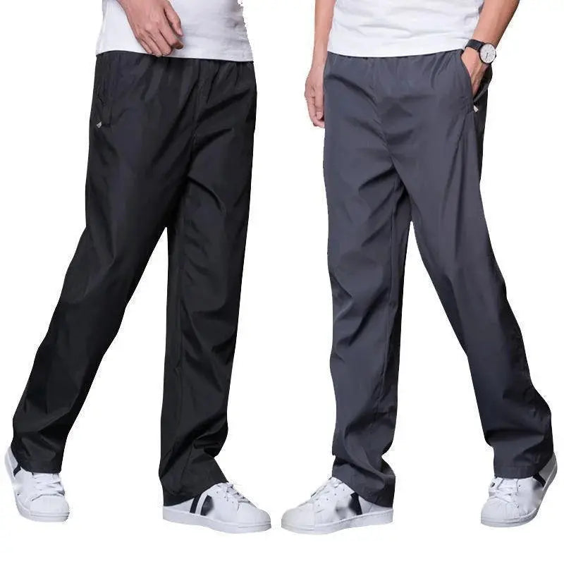 Men's Quick-Dry Sweatpants | Breathable Elastic Waist Joggers | Spring Sports Trousers for Running and Tracksuits - SPINGHAR