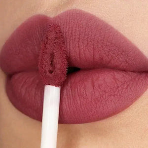 No-Dip Cup Waterproof Velvet Matte Lipstick - Long-Lasting Non-Stick Formula - SPINGHAR