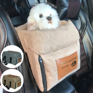 2023New Portable Cat Dog Bed Travel Central Control Car Safety Pet Seat Transport Dog Carrier Protector For Small Dog Chihuahua SPINGHAR