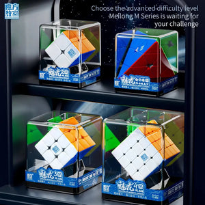 MOYU Meilong M Magnetic Magic Cube 3X3 2X2 4X4 5X5 Pyraminx Professional Speedcube 3x3x3 Speed Puzzle Children's Toy Cubo Magico - SPINGHAR