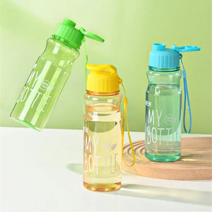 550ML Travel Sport Multi-color Water Bottle Plastic Water Cup Large Capacity SPINGHAR