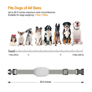 New Dog Trainer Collar Pet Intelligent Remote Control Dog Trainer Barking Stopper Anti barking Electric Shock Collar Waterproof SPINGHAR