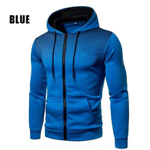 Autumn and Winter Casual Jacket for Men All Elite Wrestling Zipper Hoodie with Pocket Printing Sweater Sportwear SPINGHAR