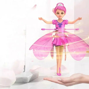 Flying Doll Dancing Simulation Helicopter Gesture Induction Machine Rotating Flying Toy Luminous Children's Toy Gift - SPINGHAR