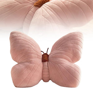 Pink Butterfly Throw Pillow Cushion SPINGHAR