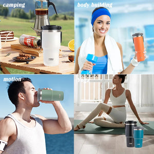 Tyeso Stainless Steel Thermos Bottle Coffee Cup Portable Insulation Cold And Hot Travel Fitness Mug Leakproof Vacuum Flask SPINGHAR