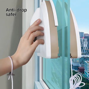 2024 New Magnetic Glass Window Cleaning Tool Water Discharge Double-layer Wiper Household Special Magnetic Window Cleaner SPINGHAR