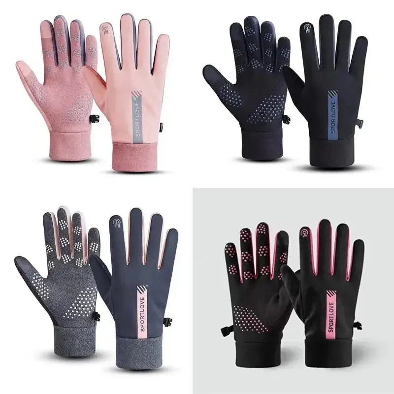 Women’s Autumn Winter Sports Gloves: Waterproof, Anti-Slip Cycling Gloves for Outdoor Activities SPINGHAR