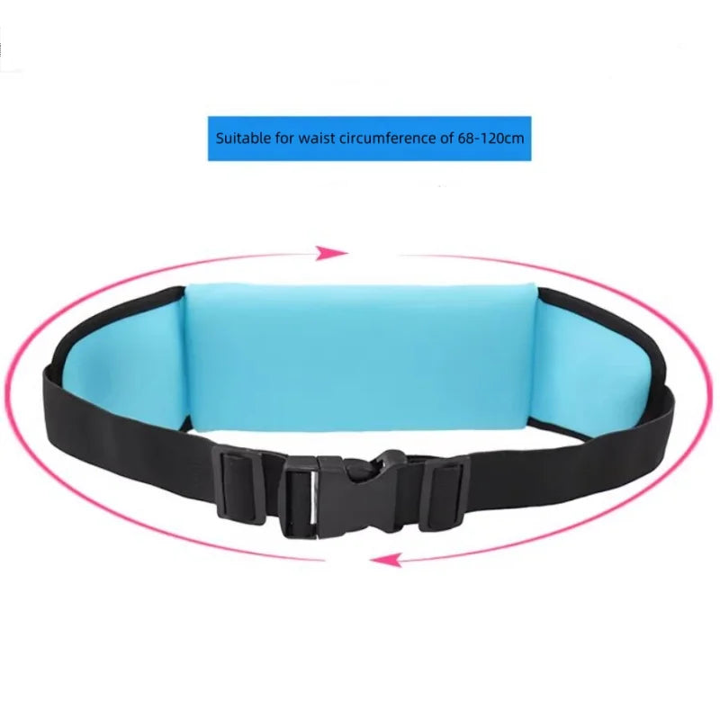 Outdoor Sports Waterproof Reflective Strip Waist Bag Mobile Phone Cycling Fitness Running Waist Bag Adjustable Elastic Strap SPINGHAR