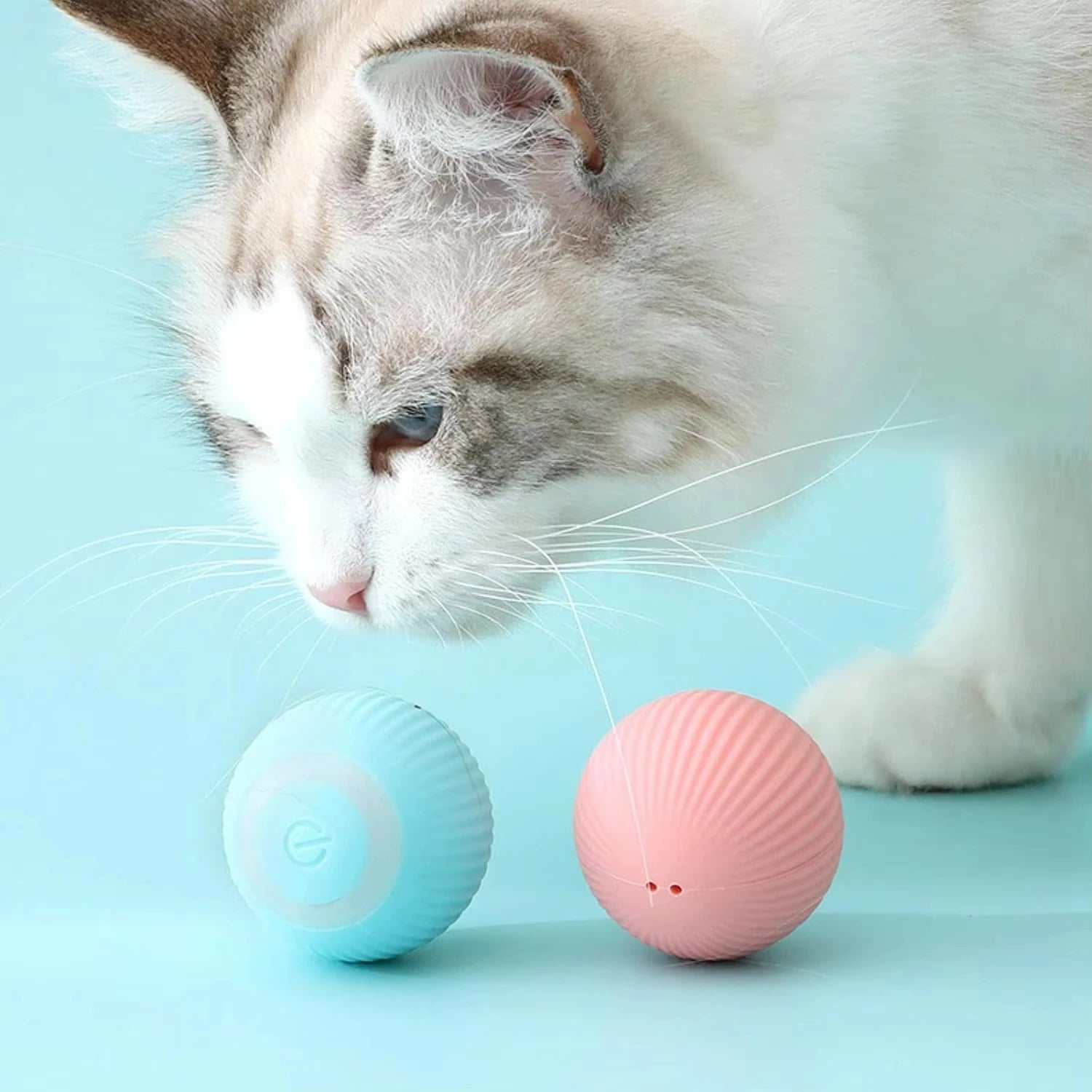 Cat Interactive Ball Smart Cat Toys Indoor Automatic Rolling Magic Ball Electronic Interactive Cat Toy Cat Game Accessories SPINGHAR