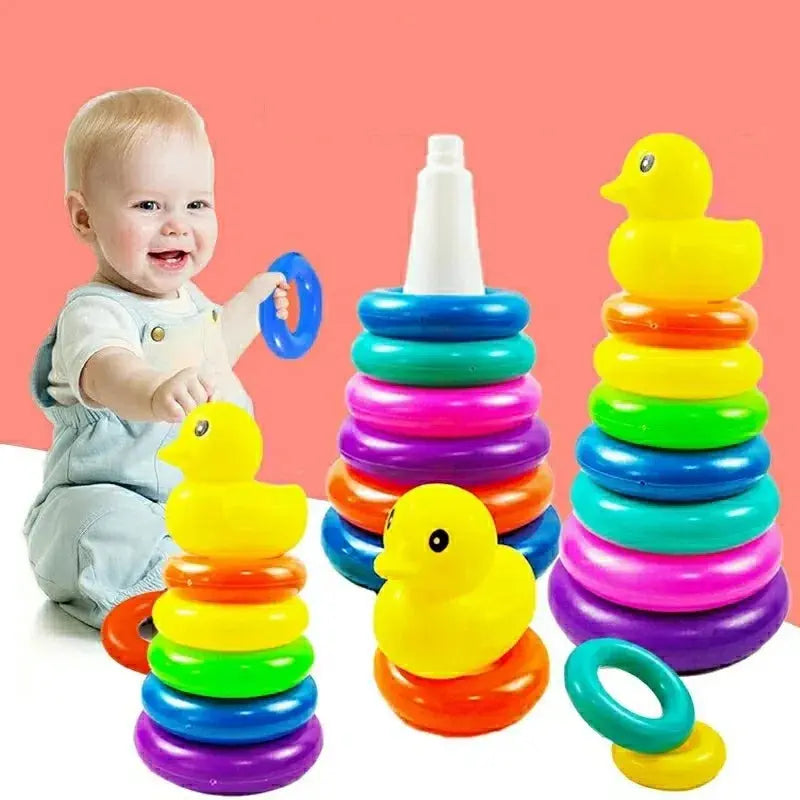 Montessori Baby Toy Rolling Ball Children Montessori Educational Games For Babies Stacking Track Baby Development Toys Children - SPINGHAR