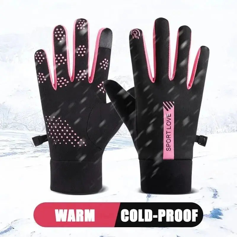 Women’s Autumn Winter Sports Gloves: Waterproof, Anti-Slip Cycling Gloves for Outdoor Activities SPINGHAR