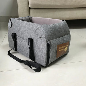 2023New Portable Cat Dog Bed Travel Central Control Car Safety Pet Seat Transport Dog Carrier Protector For Small Dog Chihuahua SPINGHAR