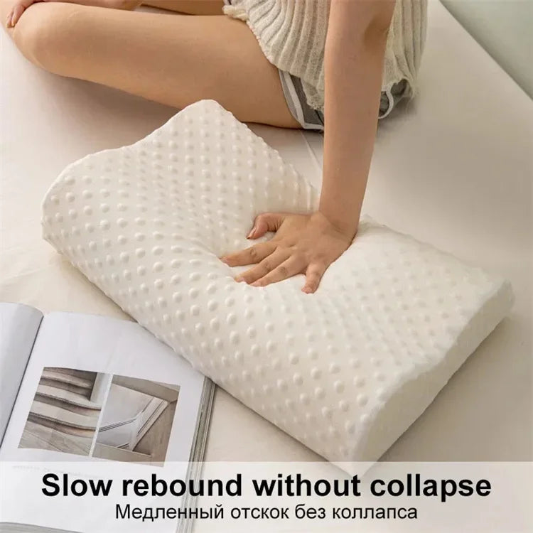 Memory Foam Long Pillow for Neck Support and Maternity Comfort SPINGHAR