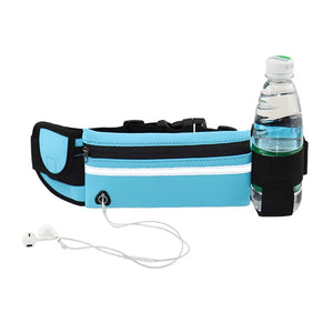 Outdoor Sports Waterproof Reflective Strip Waist Bag Mobile Phone Cycling Fitness Running Waist Bag Adjustable Elastic Strap SPINGHAR