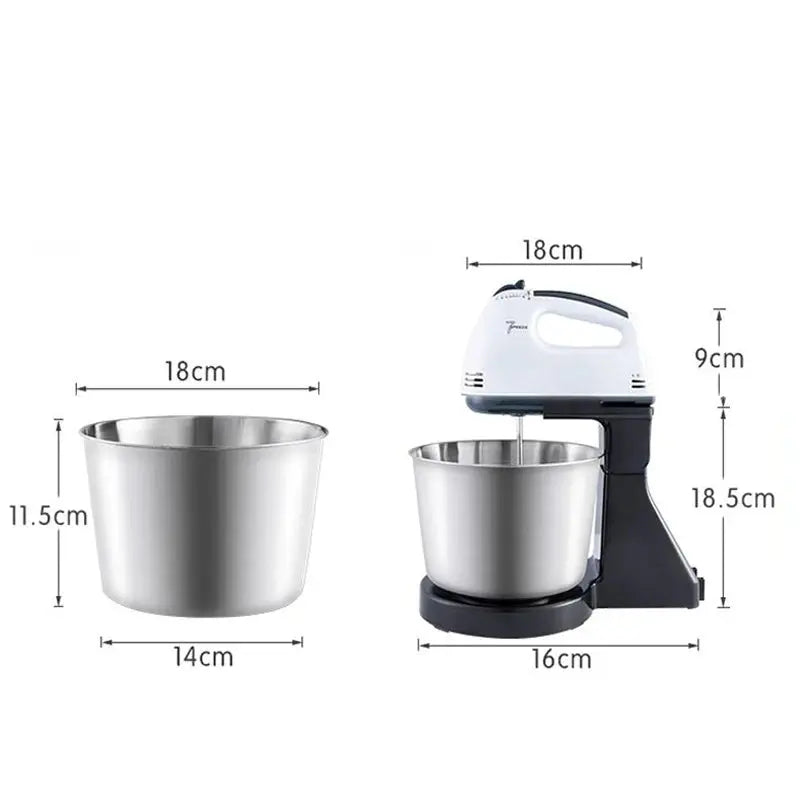 Kitchen Stand Food Mixers Kitchen Electric Food Blender Desktop Egg Whisk Cream Cake Dough Kneader Milk Frother Food Processor - SPINGHAR