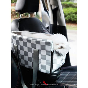 New Car Central Dog Car Seat Bed Travel Dog Car Seat Portable Dogs Carrier for Small Dogs Cats Safety Travel Bag Accessories SPINGHAR