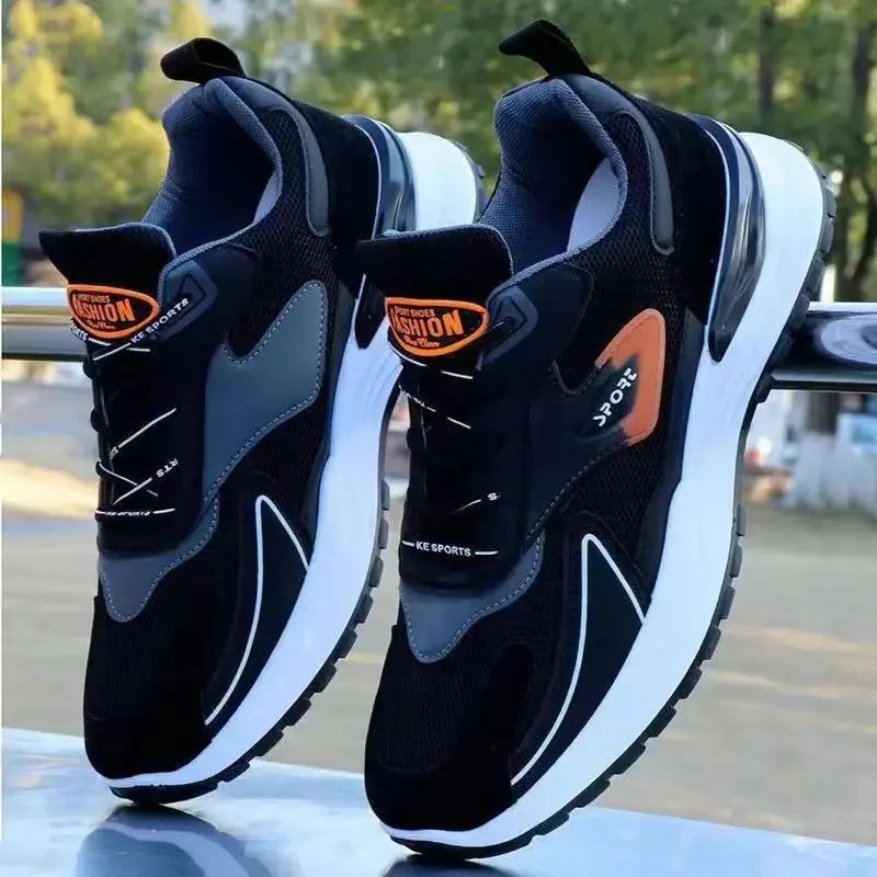 Men's Shoes Fashion Mens Sneakers 2024 Autumn New Brand Design Comfortable Soft Soled Men Running Shoes Tenis Masculino SPINGHAR