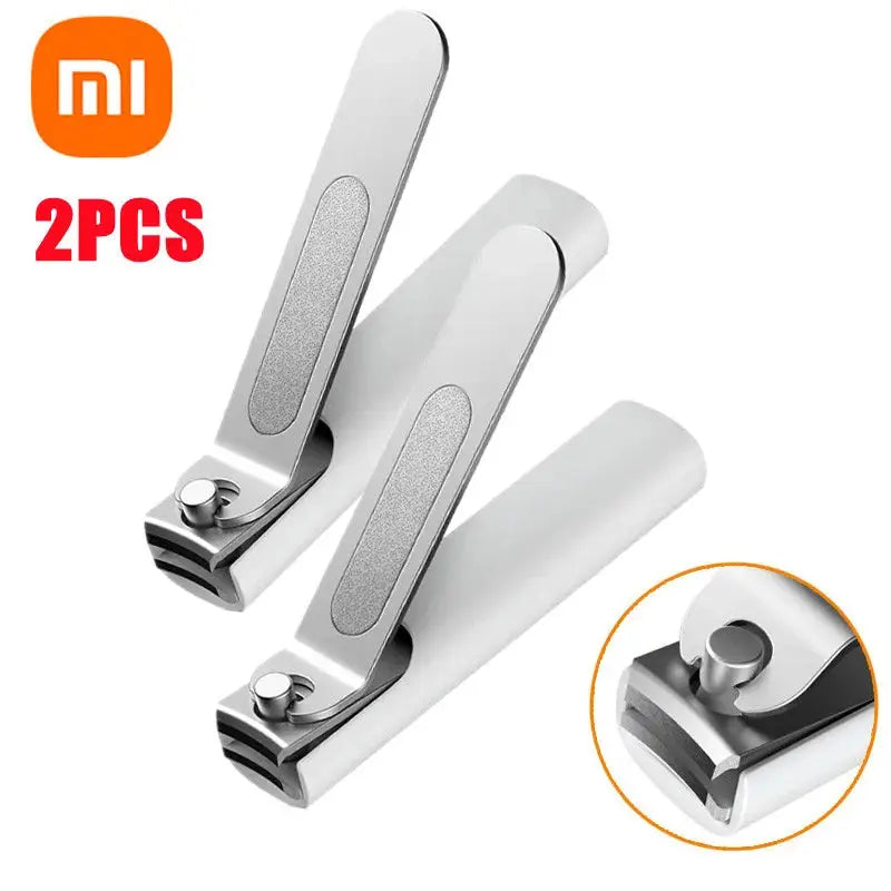 Xiaomi Mijia Stainless Steel Nail Clippers with Anti-Splash Storage Shell - SPINGHAR