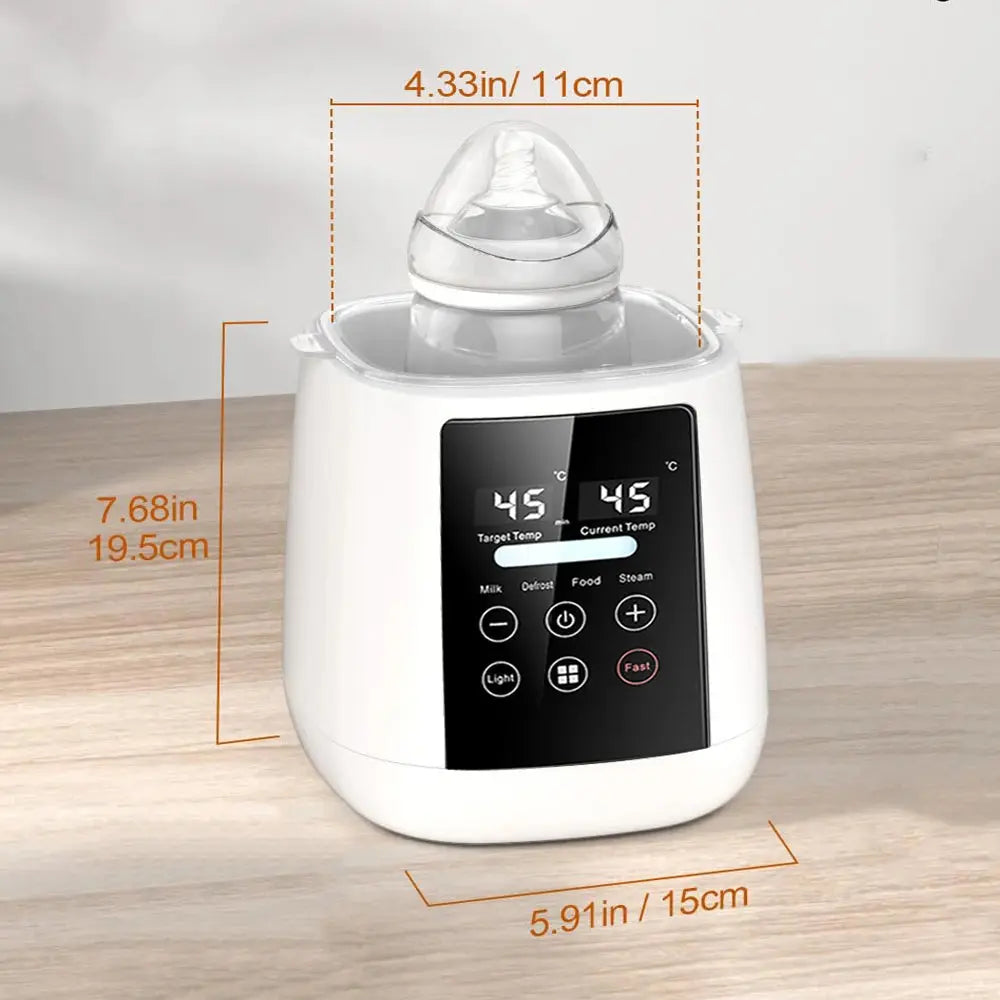 Newborn Baby Feeding Bottle Warmer & Sterilizers with Timer Accurate Temperature Control Food Milk Warmers Bottle Steriliser - SPINGHAR