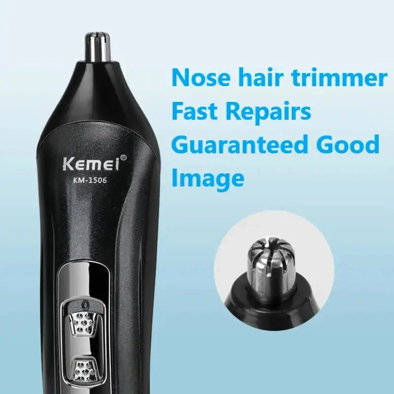 Kemei KM-1506 3-in-1 Electric Shaver - USB Rechargeable Hair Trimmer - SPINGHAR