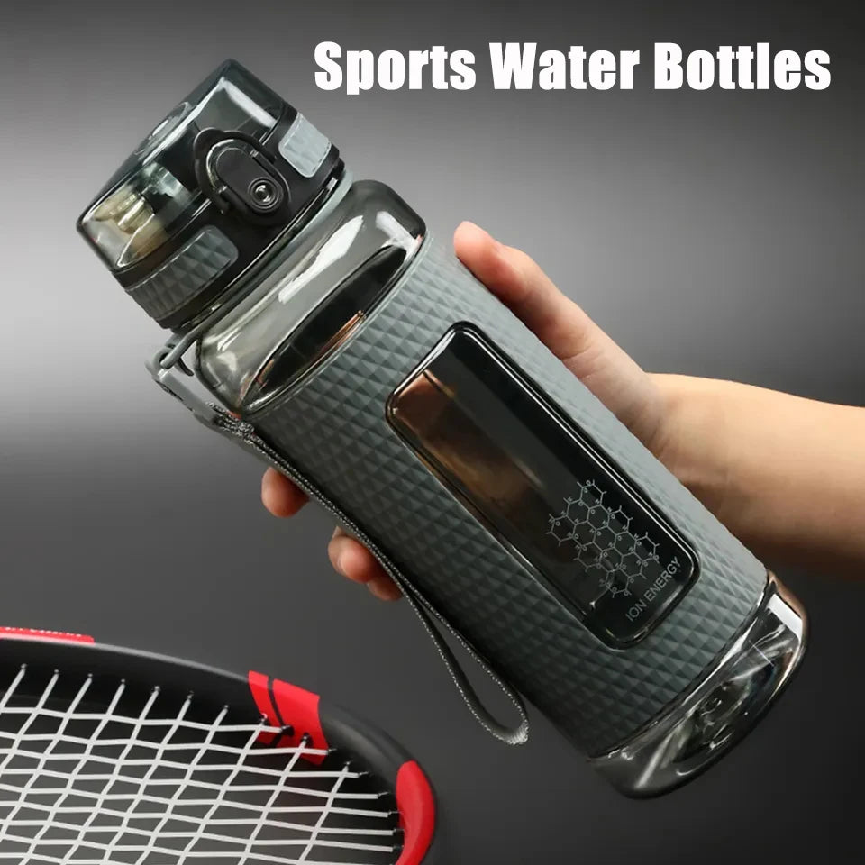 Sport Water Bottles BPA Free Portable Leak-proof Drop-proof Large Capacity Outdoor Travel Kettle Plastic Drink Water Bottle SPINGHAR