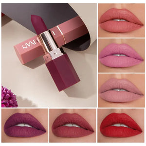 HANDAIYAN 6 Shades Matte Velvet Lipstick - Long-Wear Makeup - SPINGHAR