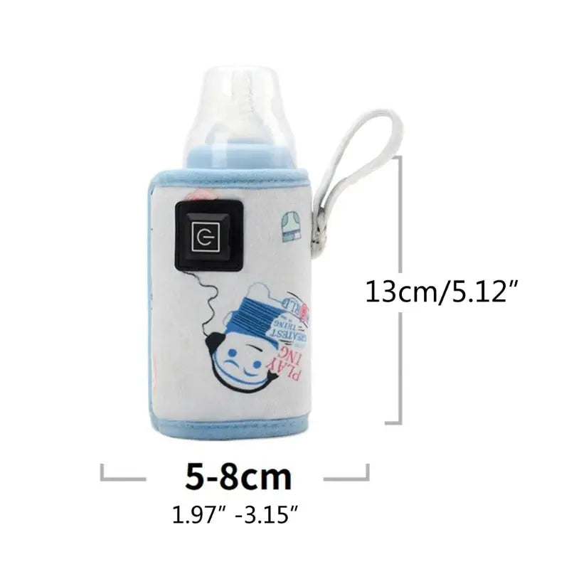 Formula Milk Feeder Warmer USB Travel Warmer Heating Bag for Baby Nursing Bottle - SPINGHAR