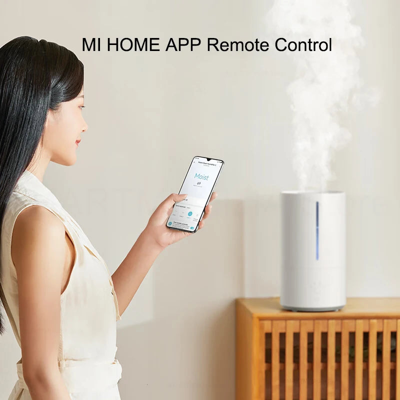 XIAOMI MIJIA Smart Antibacterial Humidifier 2 For Home 4.5L UVC 99.9% Sterilization Air Humidifier Aroma Essential Oils Diffuser SPINGHAR