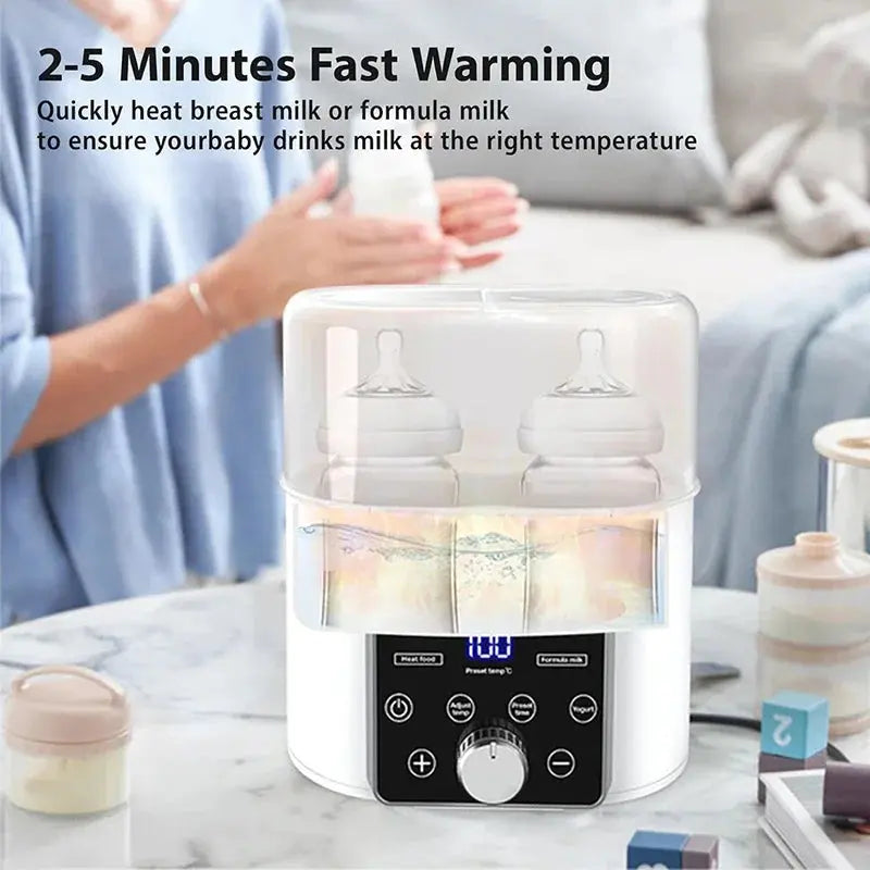 Electric Baby Feeder Bottle Warmer Steam Sterilization Milk Heater Baby Wammer - SPINGHAR