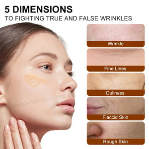 Wrinkle Retinol Face Cream Vitamin E Fine Lines Removal Hyaluronic Acid Moisturizing Lifting Aging Facial Cream Skin Care Beauty - SPINGHAR