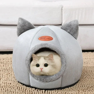 Deep Sleep Comfort Cat Bed, Iittle Mat Basket, Small Dog House Products, Pets Tent, Cozy Cave Nest, Indoor, New SPINGHAR